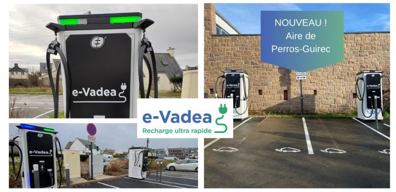 Nouvelles stations e-Vadea à Perros-Guirec